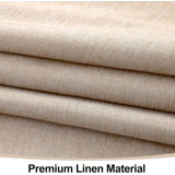 Rectangle Linen Tablecloth, Waterproof Spillproof Anti-Wrinkle Burlap Table Clot