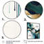 Décoration murale sarcelle et or abstrait Expression IV - Encre liquide abstraite-37463623-37463625-647435