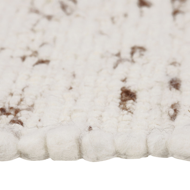 Stan Rectangle Wool Hand Woven Area Rug, Runner 70 x 240 cm
