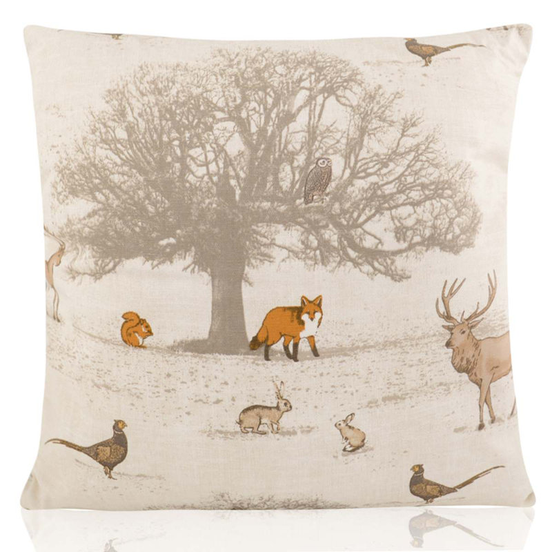Shelva Animal Print Square Throw Cushion