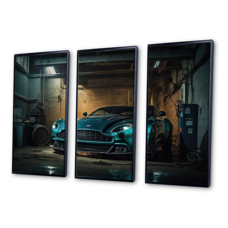 Photographie d'art exotique Aston - ensemble d'art mural moderne sur toile, H 32 po x l 48 po x P 1 po, Cadre noir