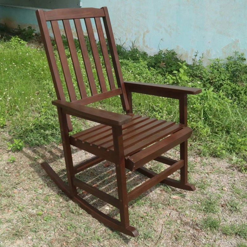 Chaise berçante Kincheloe, Brun