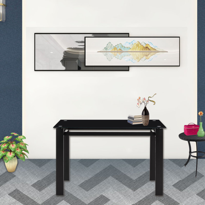 Table de salle à manger, L 27,6 po x L 47,3 po