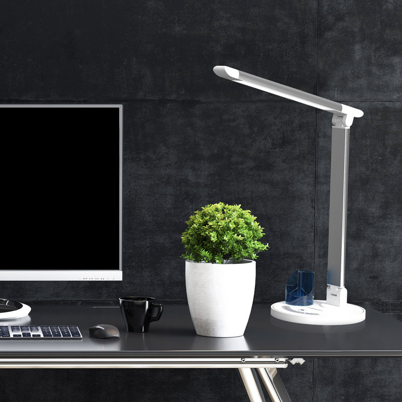 Daheemion Adjustable USB Desk Lamp, White
