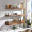 Conna 3 Piece Acacia Floating Shelf