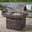 32.48 In Depth Width Fire Pit 40,000 Brown For Summer Fun Gatherings