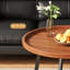 Table basse monocouche ronde