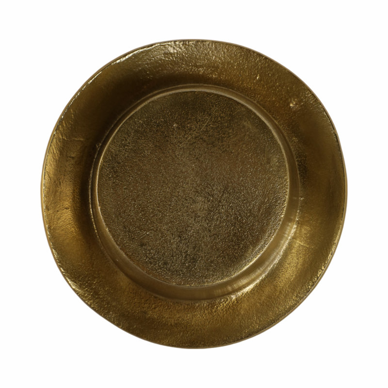 Ithaman 's 8" Aluminum Top Hat Decor, Gold Accent