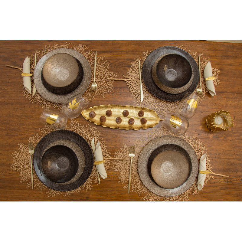Hotel A Courchevel Floral Oval Placemat
