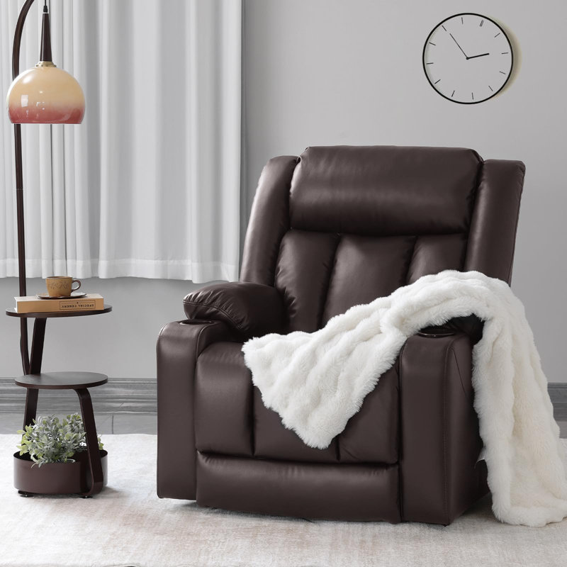 Fauteuil inclinable électrique à deux moteurs Retro, Brun rétro espresso
