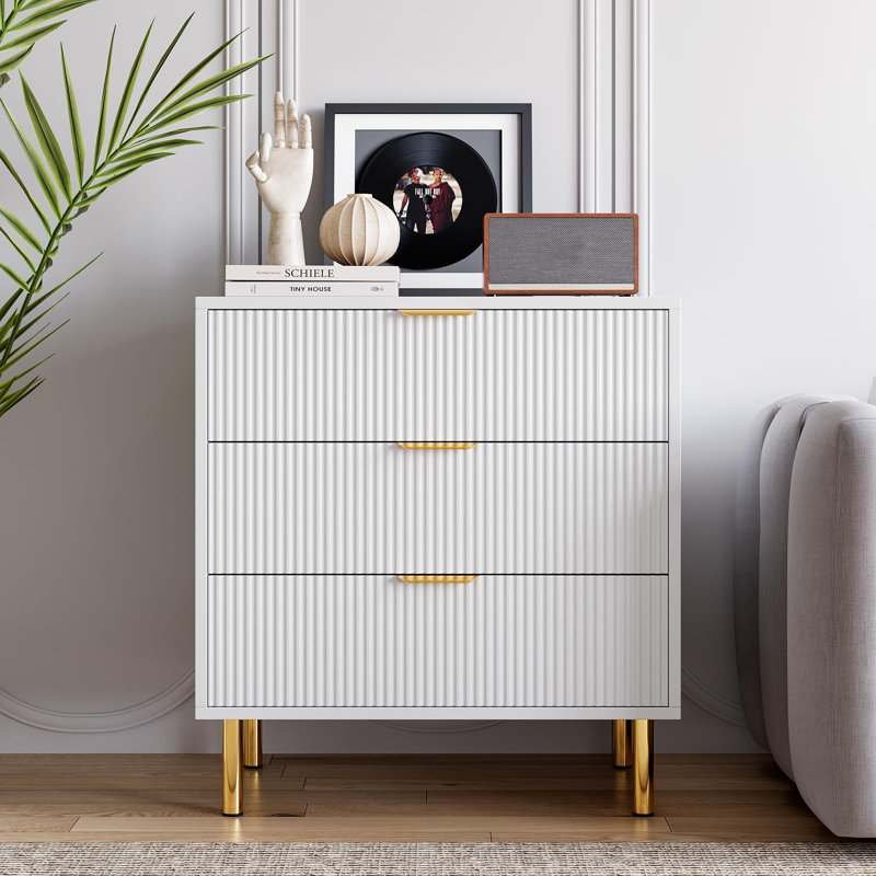 28'' W Nightstand, White