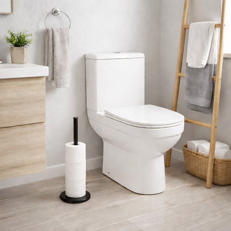Porte-papier hygiénique, Noir