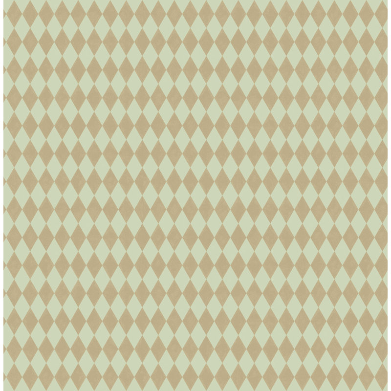Whimsical Titania Geometric Wallpaper Roll, Duck Egg