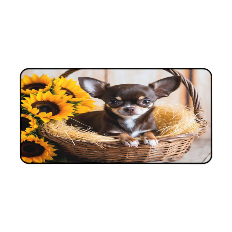 Polyester Desk Pad, 14.4x12.1