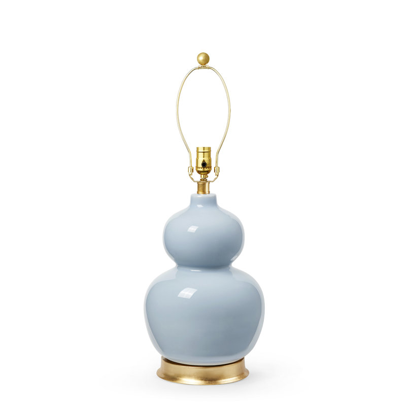 Jade Lamp Without Shade, Periwinkle Blue