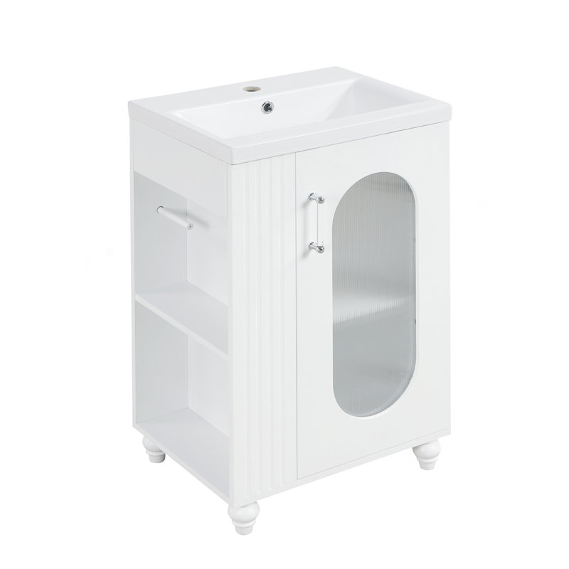 Meuble-lavabo élégant avec d'excellentes caractéristiques pour une salle de bain fonctionnelle
