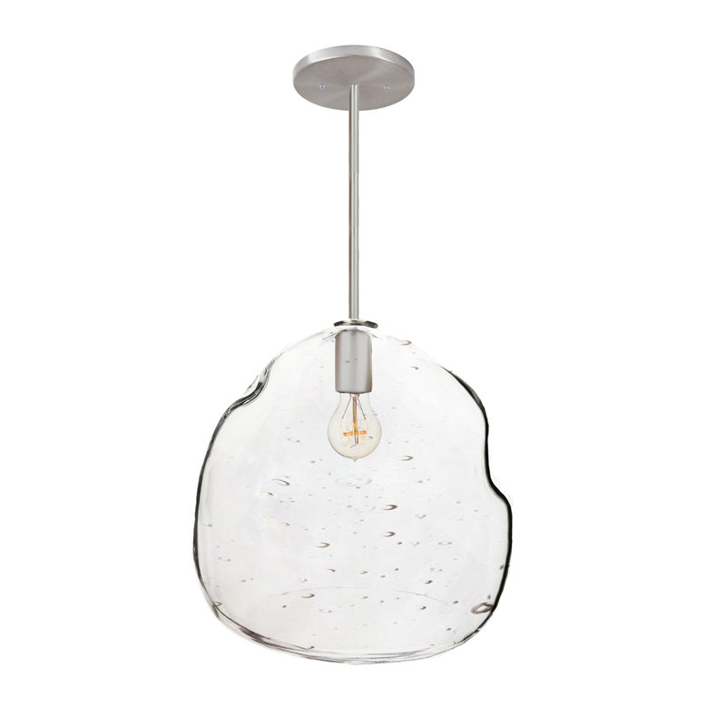 Luminaire suspendu géométrique 1 lumière Bubble, Noir mat, Incandescent, 1