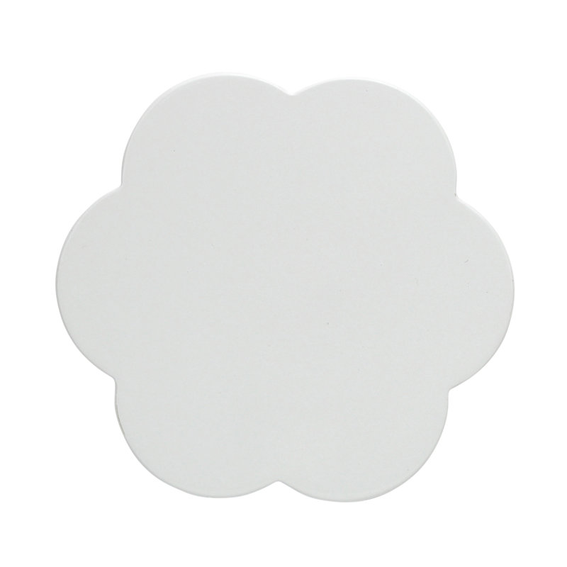 Ensemble de 12 sous-verres 12 cm blanc