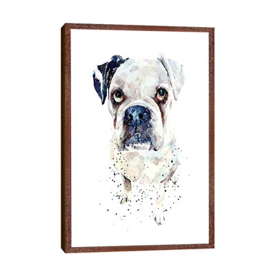White German Boxer II - Painting on Canvas
