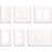 Franklin Brass Soft Modern Square 1-Gang Duplex/Outlet Cover Wall Plate (10-Pack)