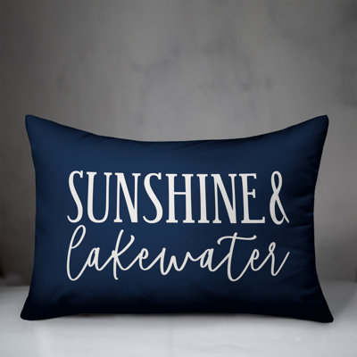 Outdoor Reversible Throw Pillow