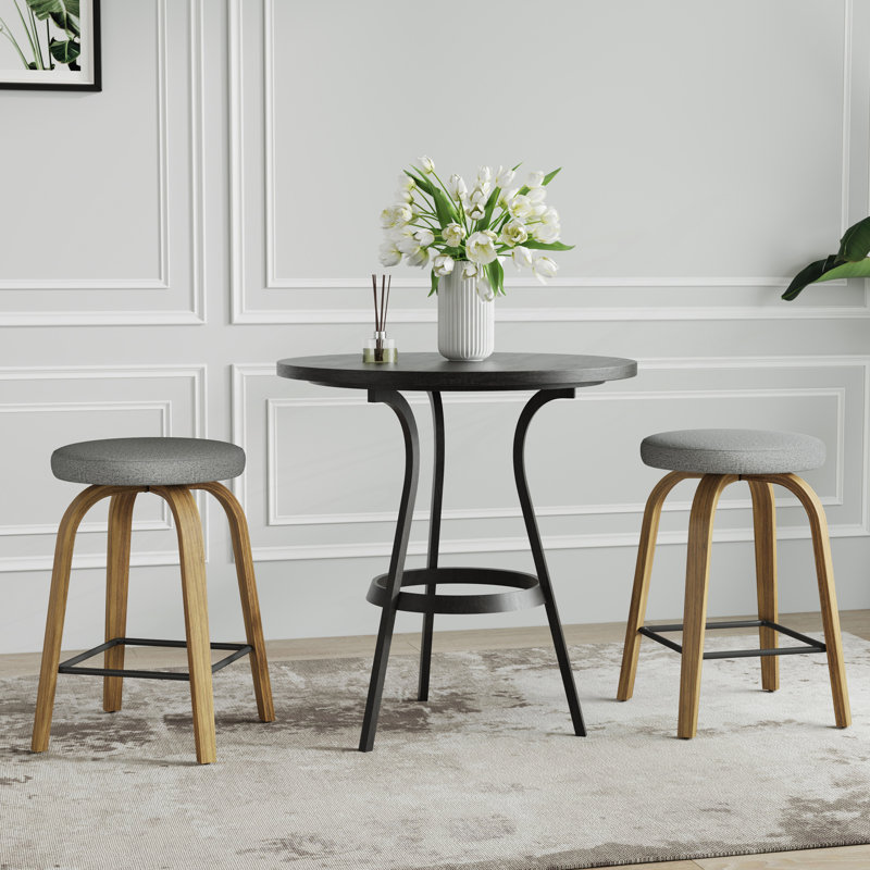 Swivel Upholstered Counter Stool