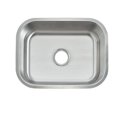 23" L x 8" W Undermount Kitchen Sink