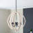 6 - Light Wood Chandelier