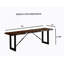 Banc en métal 1Pc