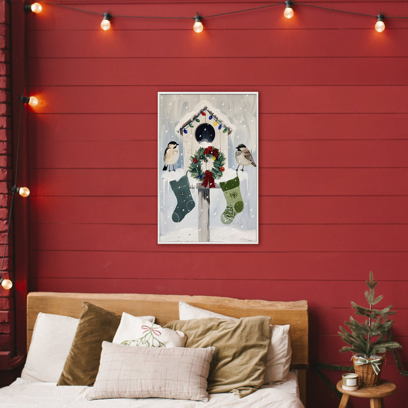 Giclée encadrée, dessin par Arlington Prints, H 30 po x l 20 po, Estampe numérique encadrée blanc bord de mer
