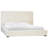 Taissa Solid Wood and Upholstered Panel Bed-81297024