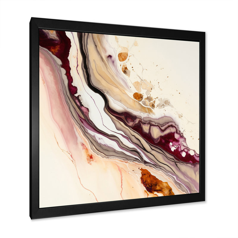 Rendend Point Dreams I - reproduction sur toile, Toile avec cadre photo noir, H 16 po x l 16 po x P 1 po