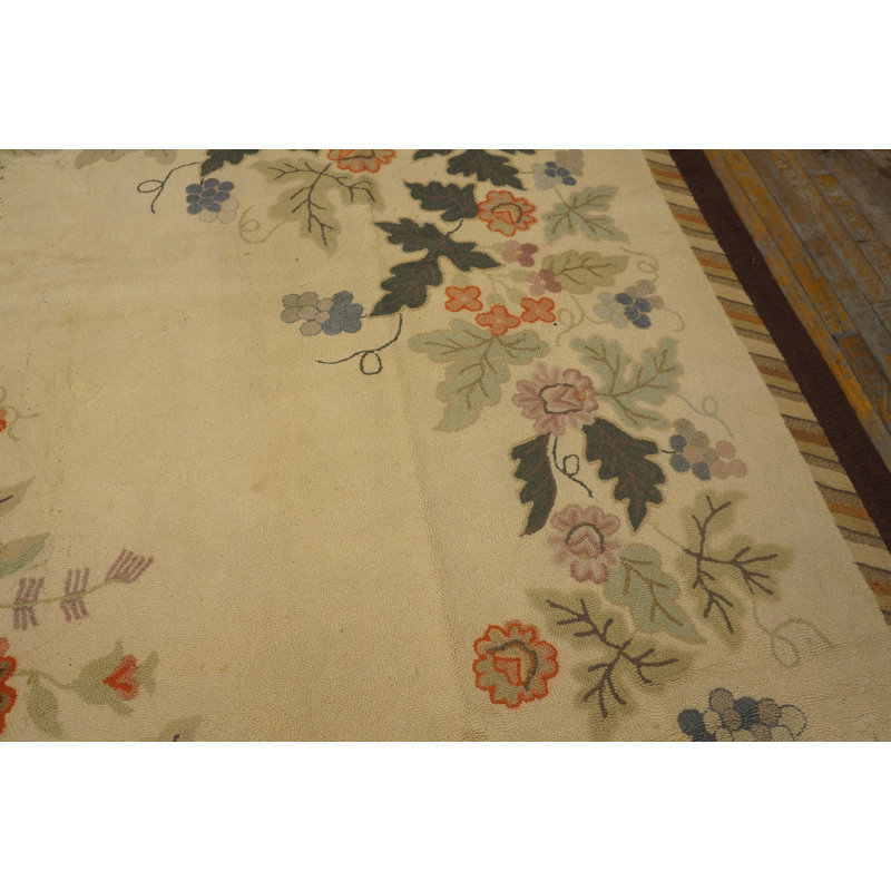 Tapis carré carré Mid-Century