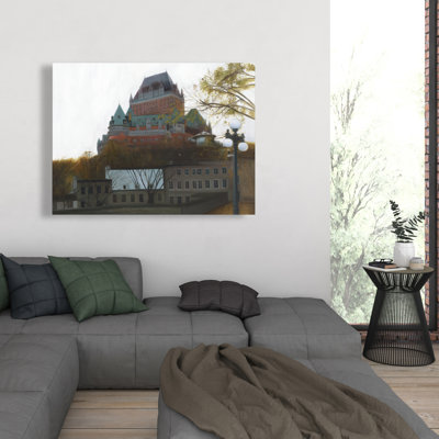 Le château de Frontenac en automne - toile de salon