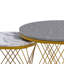 Table basse gigogne Tamkio avec plateau en bois et pieds en métal-25814177