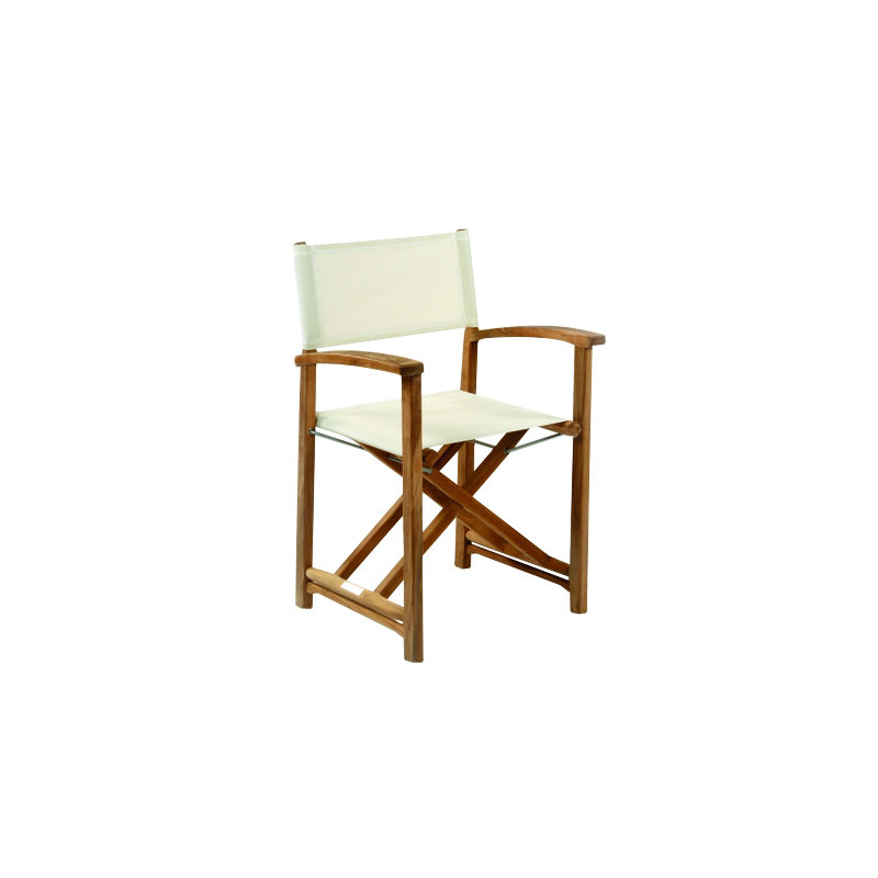 Capri Folding Director Chair, Slate