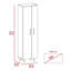 Garde-manger rectangulaire Halifax 2 portes garde-manger blanc-17154768