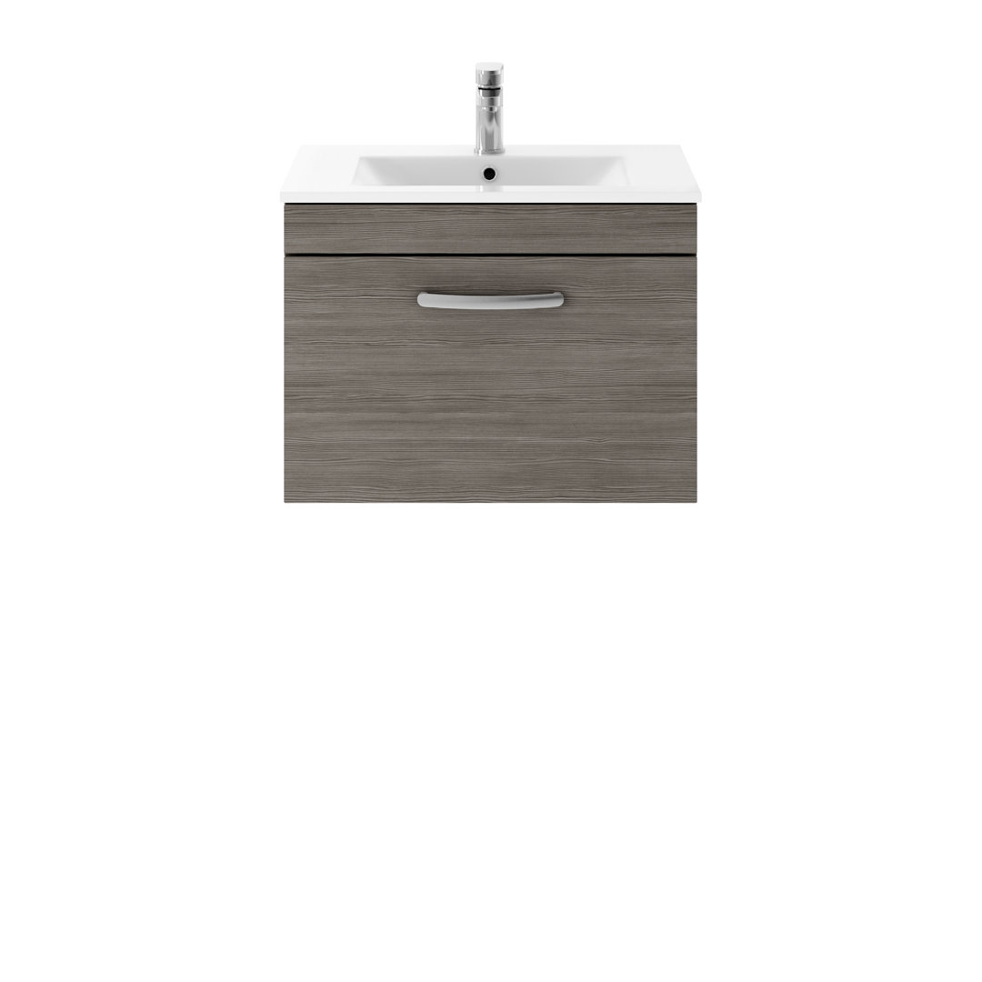 Athena 605mm Single Bathroom Vanity with Integrated Ceramic Basin