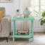Table de bout avec tablette Contemporary