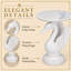 Table d'appoint 19,69 "White Swan