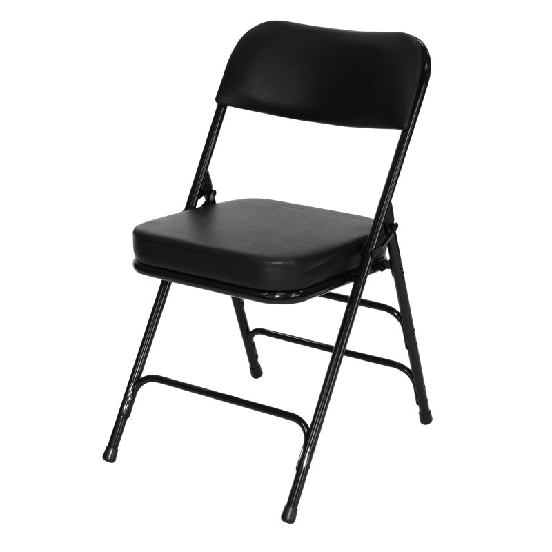 Chaise pliante Rhino, Noir