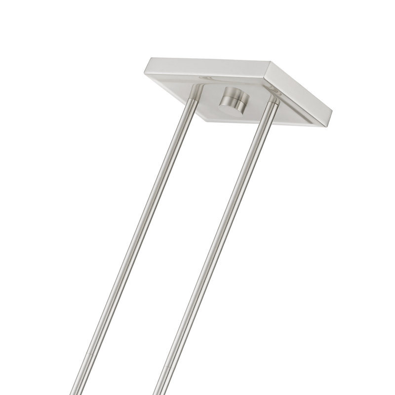 Lustre linéaire Zari, Nickel brossé