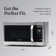 Farberware Compact Countertop Microwave Oven, 0.7 Cu. Ft. 700-Watt, Child Lock, Easy Clean Interior