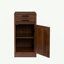 Brown Walnut Color Modular Wine Bar Cabinet Buffet Cabinet With Hutch For Dining Room-1967882175