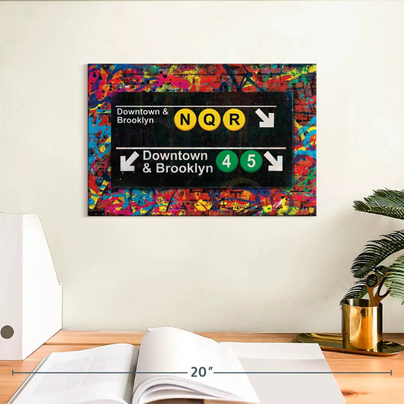 Sireci New York Subway Directions, 8" H x 12" W