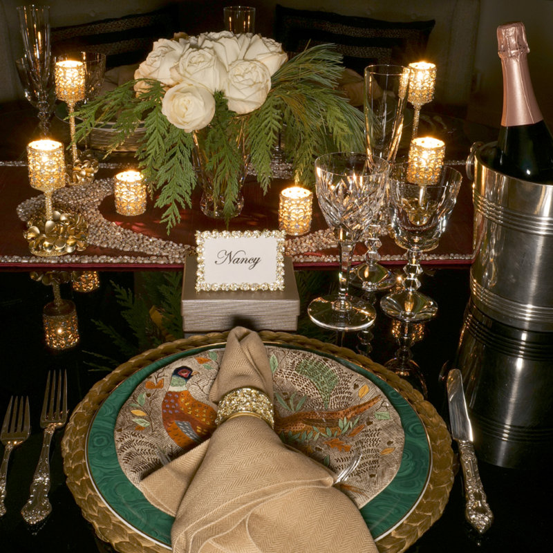 Windsor Napkin Ring, Gold