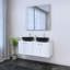Meuble-lavabo double 47,2 po avec comptoir Karaya-324239134-324239135