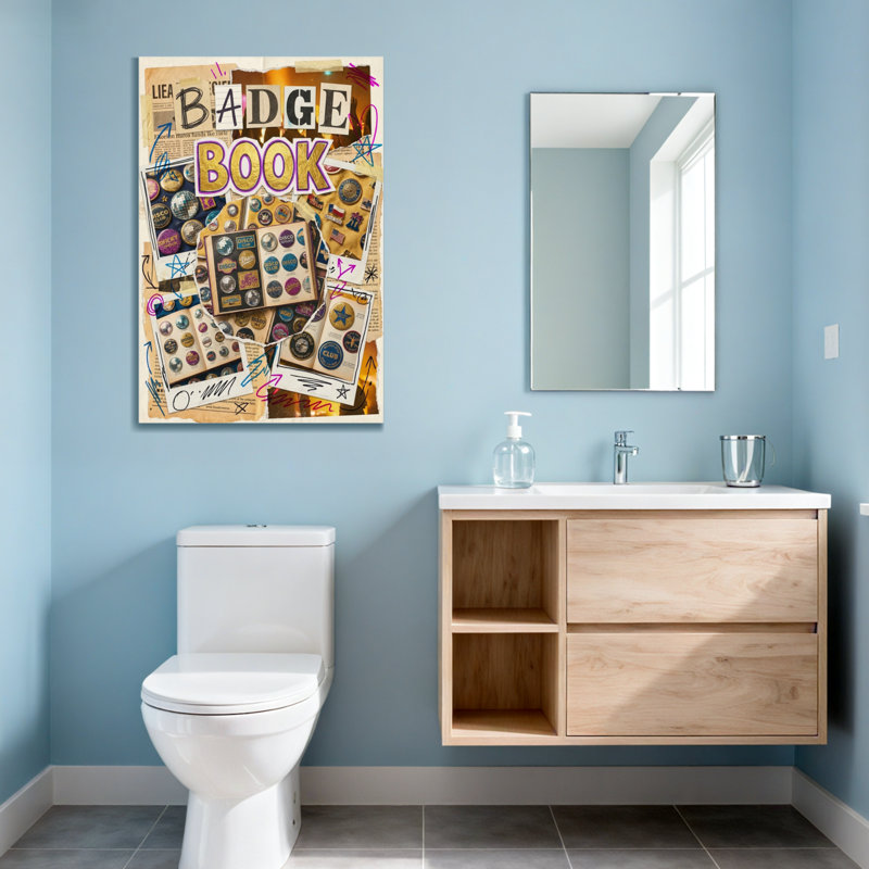 Insigne de mode et collage de livres