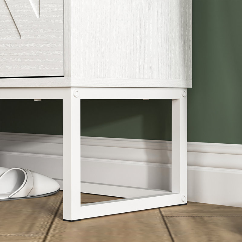 Armoire de rangement à chaussures 16 tablettes avec tablettes réglables