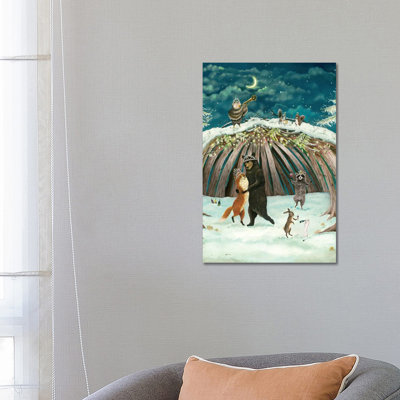 Yuletide Enchantment by Jahna Vashti - Painting on Canvas